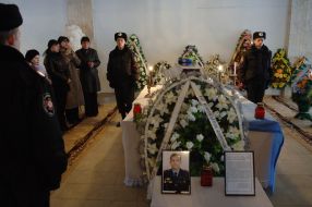 Ukrainian peacemaker Igor Kinal`s funerals