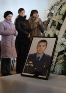 Ukrainian peacemaker Igor Kinal`s funerals