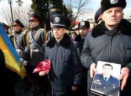 Похорон українського миротворця Ігоря Кіналя