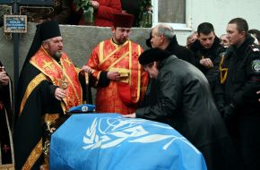 Похорон українського миротворця Ігоря Кіналя
