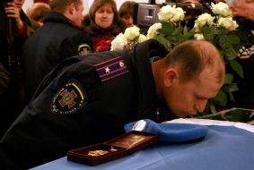 Похорон українського миротворця Ігоря Кіналя