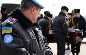 Похорон українського миротворця Ігоря Кіналя