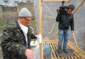 Акция протеста против застройки территории Октябрьской больницы