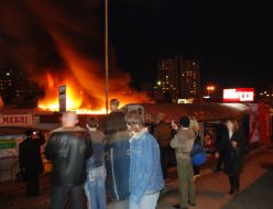 Пожар на рынке Вырлица