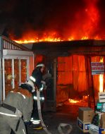 Пожар на рынке Вырлица