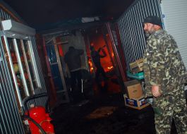 Пожар на рынке Вырлица