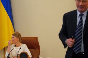Nikolay Azarov and Yuliya Timoshenko