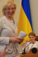 Yuliya Timoshenko and Lyudmila Denisova