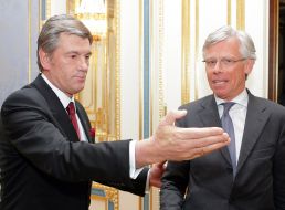 Виктор Ющенко и Кнут Воллебек