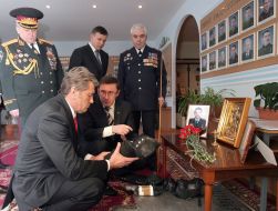 Yury Lutsenko, Viktor Yushchenko and Alexandr Kikhtenko