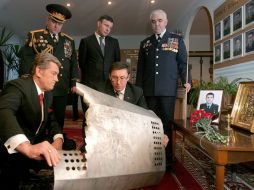 Yury Lutsenko, Viktor Yushchenko and Alexandr Kikhtenko