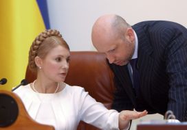 Yuliya Timoshenko and  Alexandr Turchinov