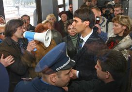 The mass meeting is in Donetsk