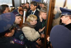 The mass meeting in Donetsk