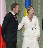 Yuliya Timoshenko and Donald Tusk