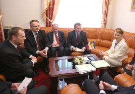 Visit of the Polish premier to Kiev