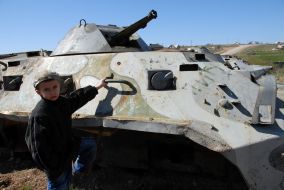 Armoured troop-carrier