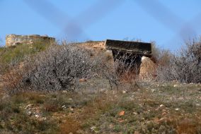 Strengthening of shore of Kazachya bay
