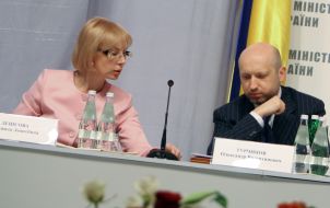 Людмила Денисова и Александр Турчинов