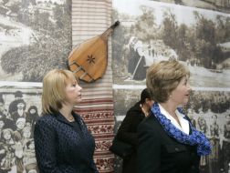 Katerina Yuschenko and Lora Bush