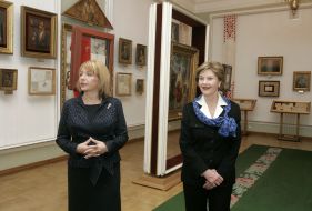 Екатерина Ющенко и Лора Буш