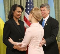 Condoleezza Rice, Yuliya Timoshenko and William Taylor
