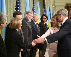 Visit of George Bush to Ukraine