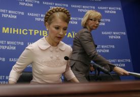Людмила Денисова и Юлия Тимошенко