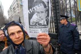 Religious procession  against Ukraine entry to NATO