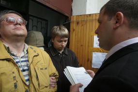 Defence of the hostel entrance