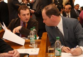 Учасники наради з інвесторами Євро-2012 в Україні