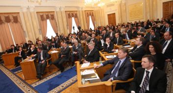 Участники совещания с инвесторами Евро-2012 в Украине