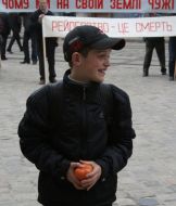 Митинг работников агрофирмы ”Провесинь”