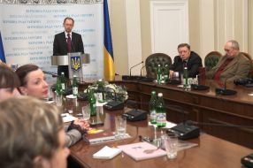 Meeting of Arseny Yatsenyuk and representatives of regional mass-media