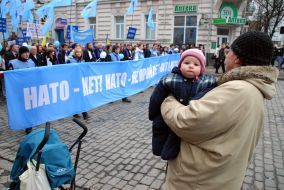 Participants of the mass meeting