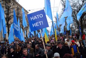 Participants of the mass meeting