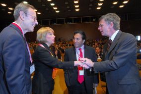 Katerina Yushchenko, Alejandro Toledo and William Taylor