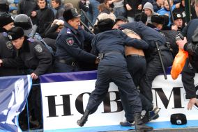 Драка на стадионе «Динамо»