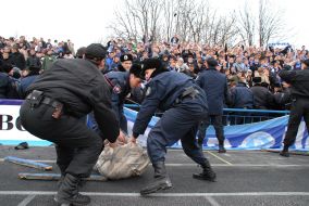 Драка на стадионе «Динамо»