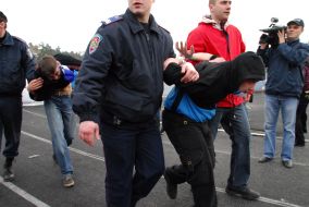 Драка на стадионе «Динамо»