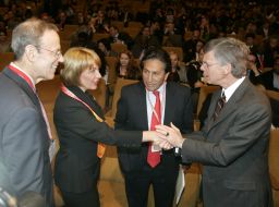 Katerina Yushchenko, Alejandro Toledo and William Taylor