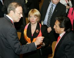 Katerina Yushchenko and Alejandro Toledo