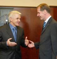 Володимир Литвин та Райнгард Шеферс