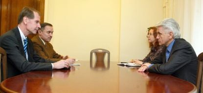 Володимир Литвин та Райнгард Шеферс