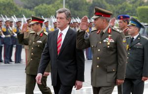 Viktor Yushchenko in Kair