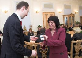 Арсений Яценюк и Снежана Лобановски