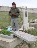 Акт вандализма на мусульманском кладбище