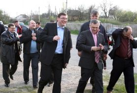 Yury Lutsenko`s visit to Cherkassy region