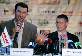 Vladimir Klichko and Yuriy Nuzhnenko