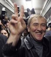 Leonid Chernovetsky in a subway